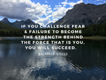 Motivational Poster: Challenge Fear