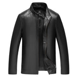 Mens Genuine Leather Jackets 100% Sheepskin Coat