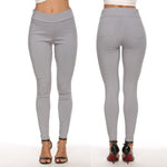 New Women's Solid Color Cotton Trousers