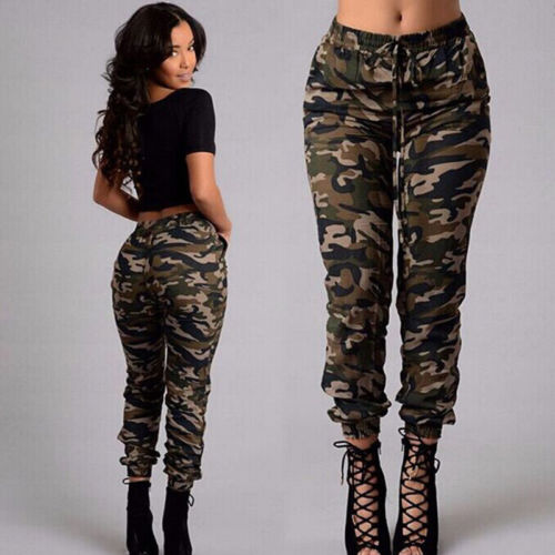 søster kontoførende opnå New Fashion Womens Camouflage Army Print Stretchy Jeans – Queen Of Clubs  Apparel