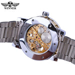 Transparent Royal Design Luxury Men's Mechanical Watch