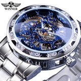 Transparent Royal Design Luxury Men's Mechanical Watch