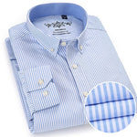 Men's Regular-Fit Long Sleeve Solid Oxford Shirts