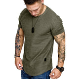 Men's  Plain Solid Color T-Shirts