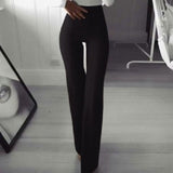 High Fashion Ladies Trumpet Flare Trousers