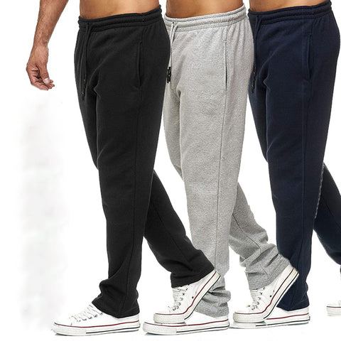 Men's Drawstring Sweatpants Solid Color