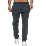 Men's Drawstring Sweatpants Solid Color
