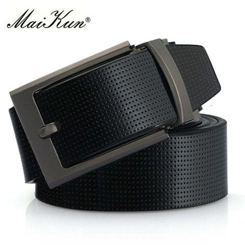 Men's Leather Pin Buckle Belt